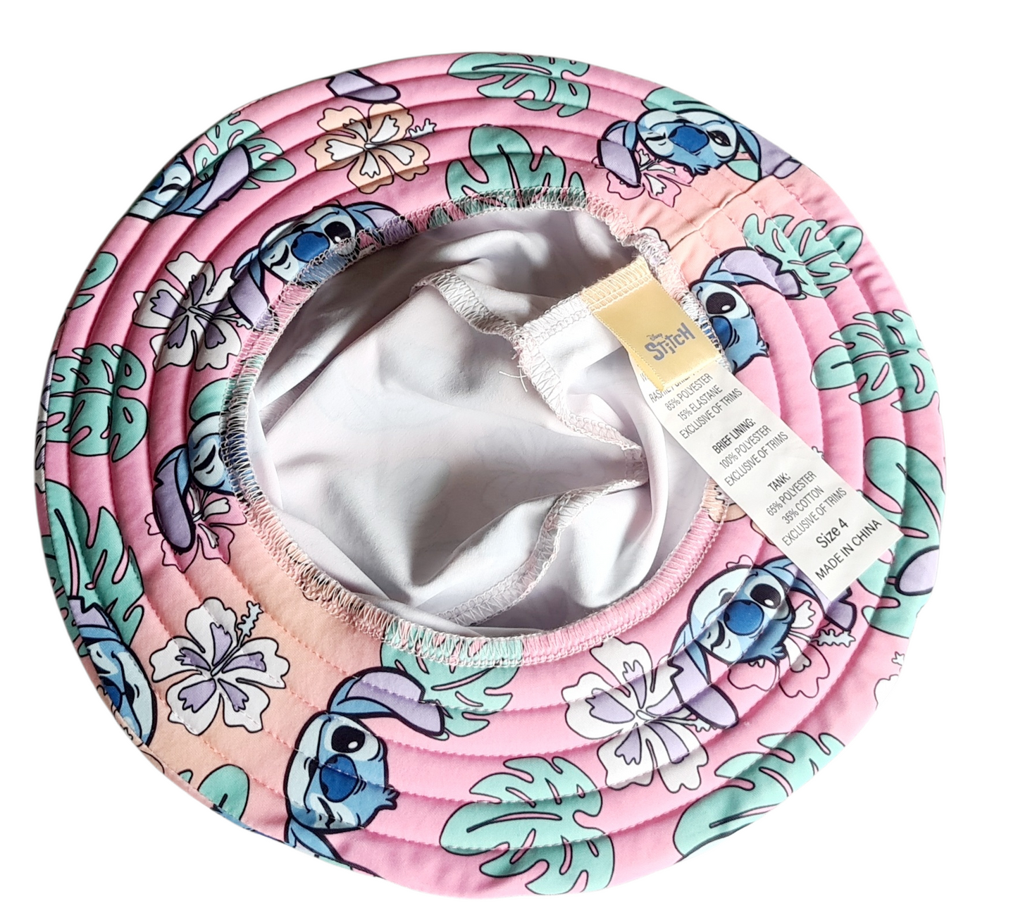 New Disney Stitch Bucket Beach Hat - Age 4