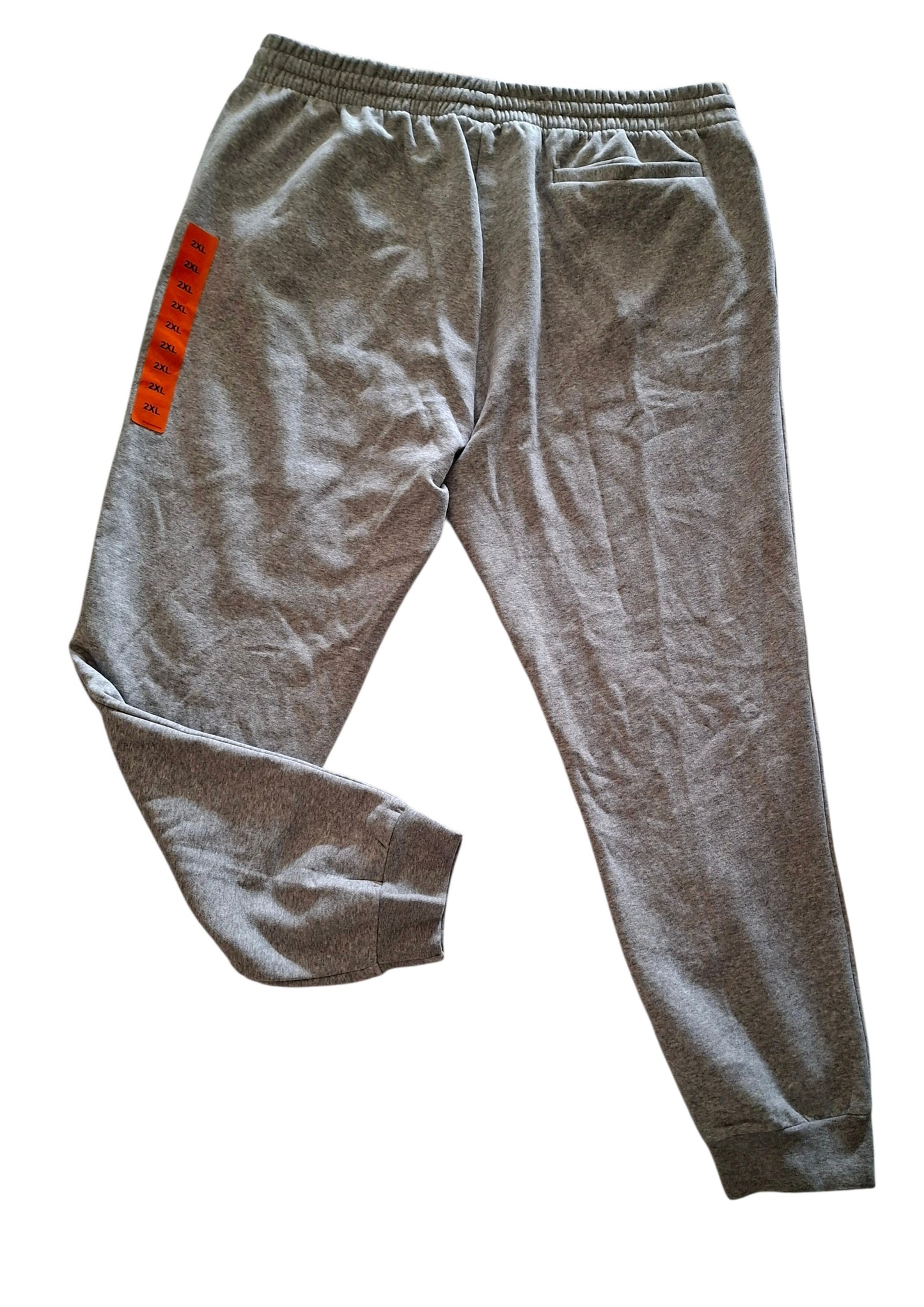 New Adidas Men's Feelcozy Regular Tapered Joggers - Size 2XL - Grey/Black