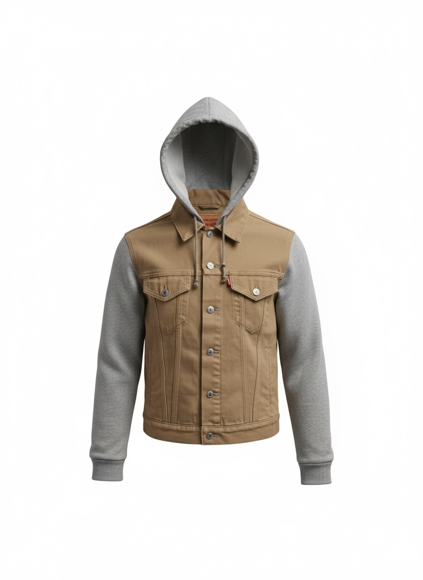 NEW Levi’s Men’s Hooded Jacket – 100% Cotton Sizes - Small, XL