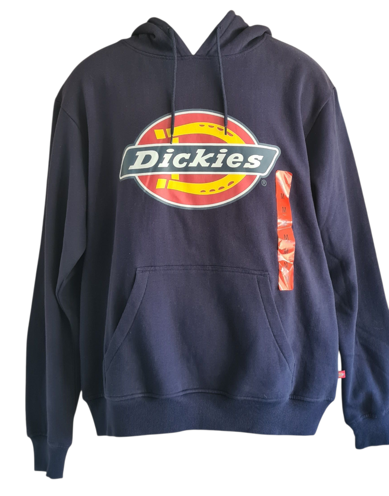 NEW Dickies Men's Classic Logo Pull Over Hoodie - Navy - Size Medium