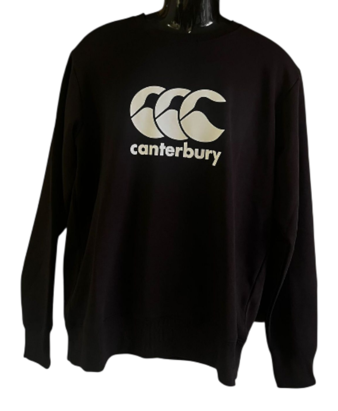 NEW Canterbury Men's CCC Crew Fleece Sweater | Size XXL - BLACK - FREE POST
