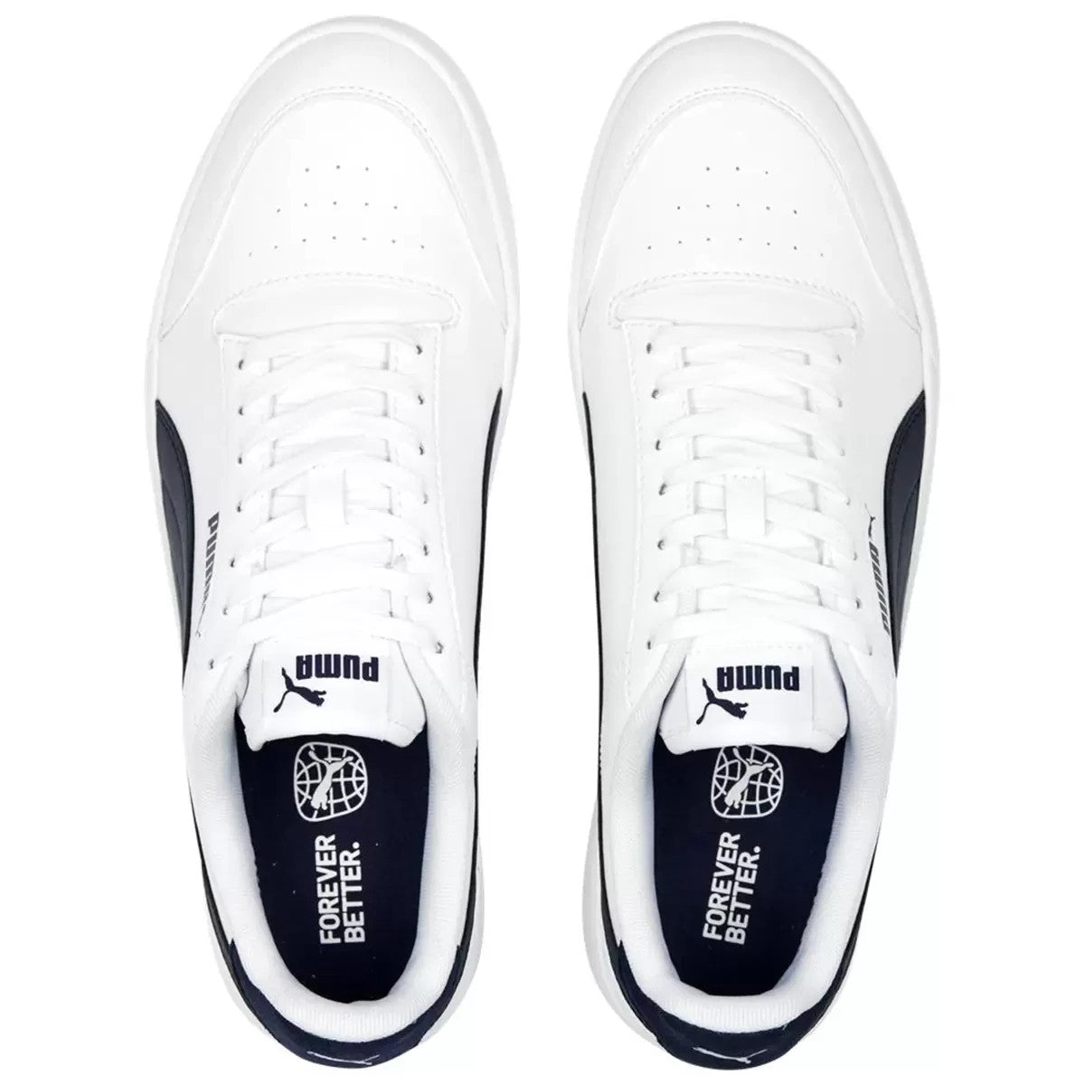 NEW PUMA Men’s Shuffle Sneakers – White/Navy - Size US 9.5 / UK 8.5