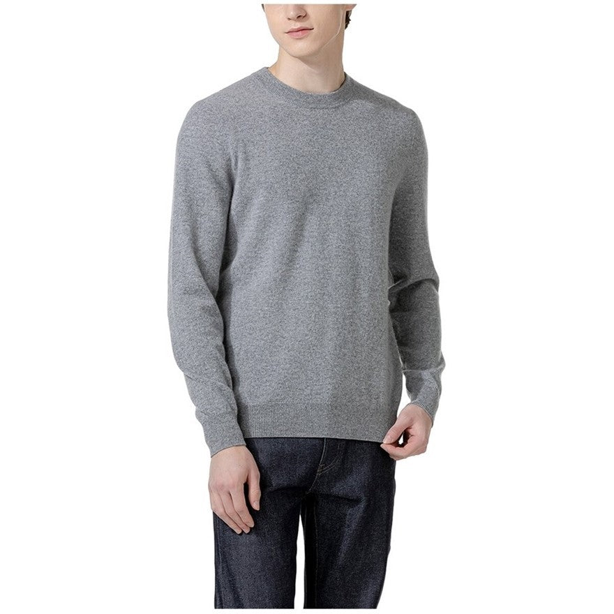 NWE Lydia Vine Men's Cashmere Crew Sweater | Grey | Size Large --FREE POST!