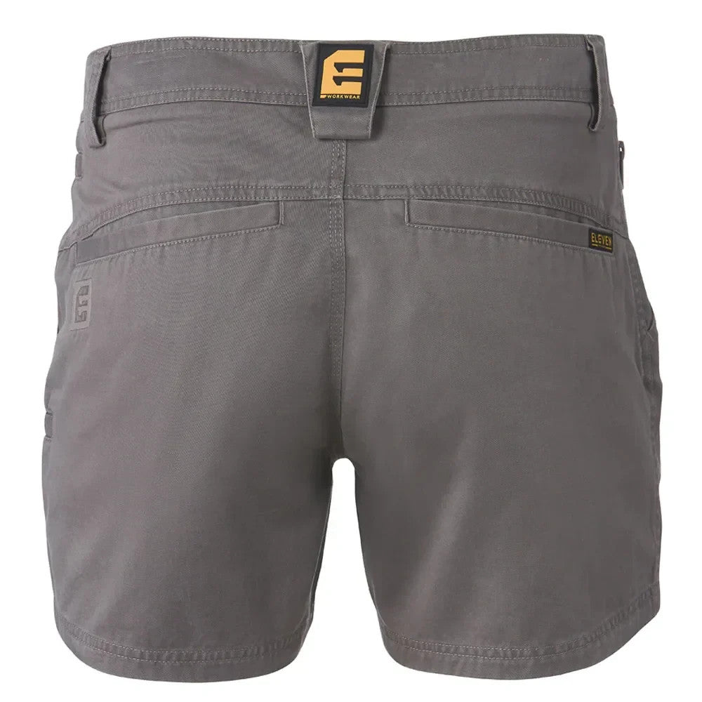 New ELEVEN Workwear Men’s Super Lightweight Jolt Shorts – Tarmac – Size 72R / 28