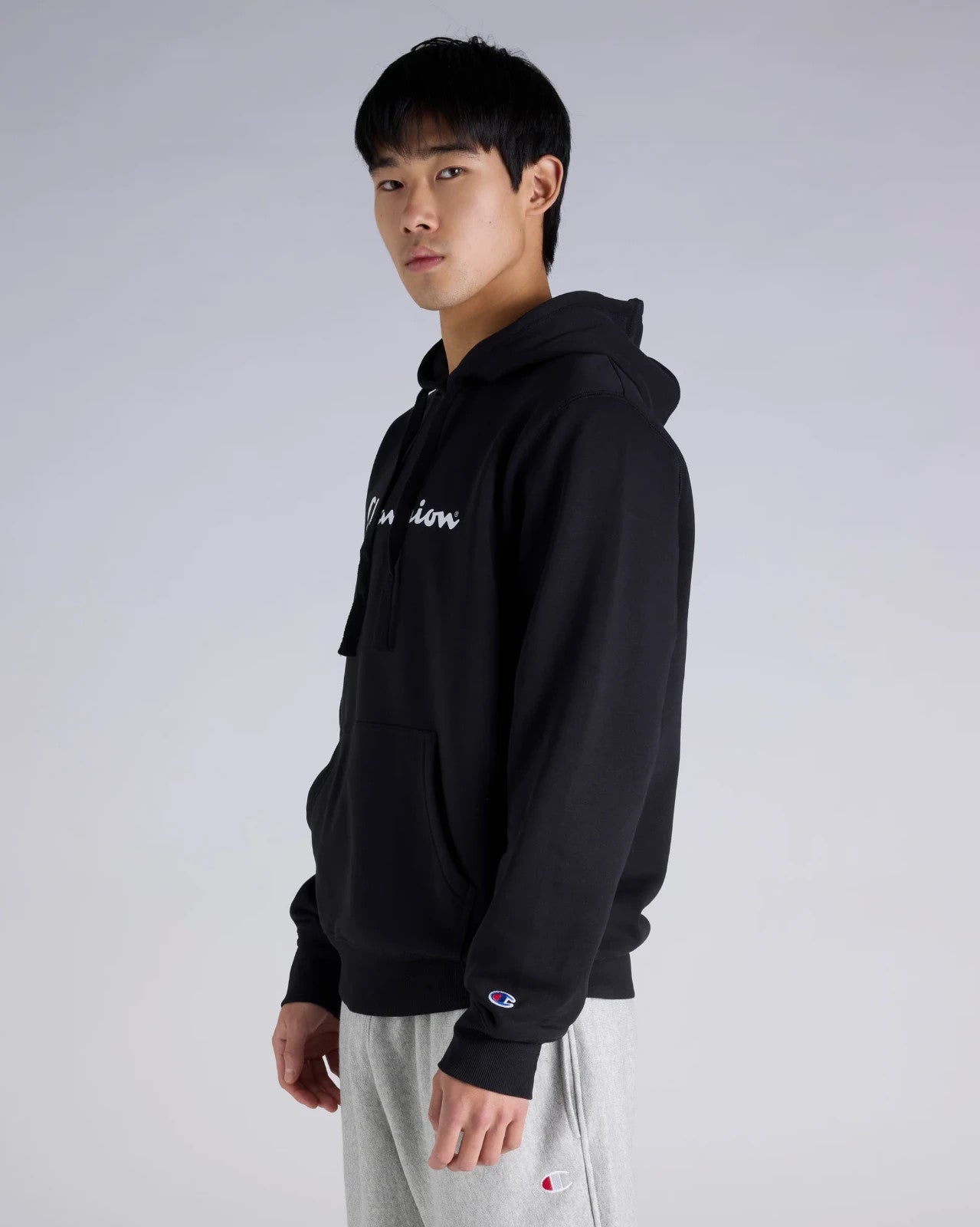 NEW Champion Script Men's Hoodie | Black | Size XXL ***FREE POST