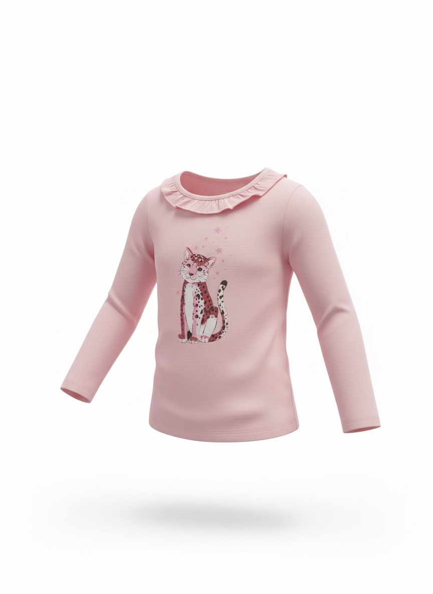Pekkle Kids 3-Piece Long Sleeve T-Shirt Set – Age 7 – Soft & Stretchy