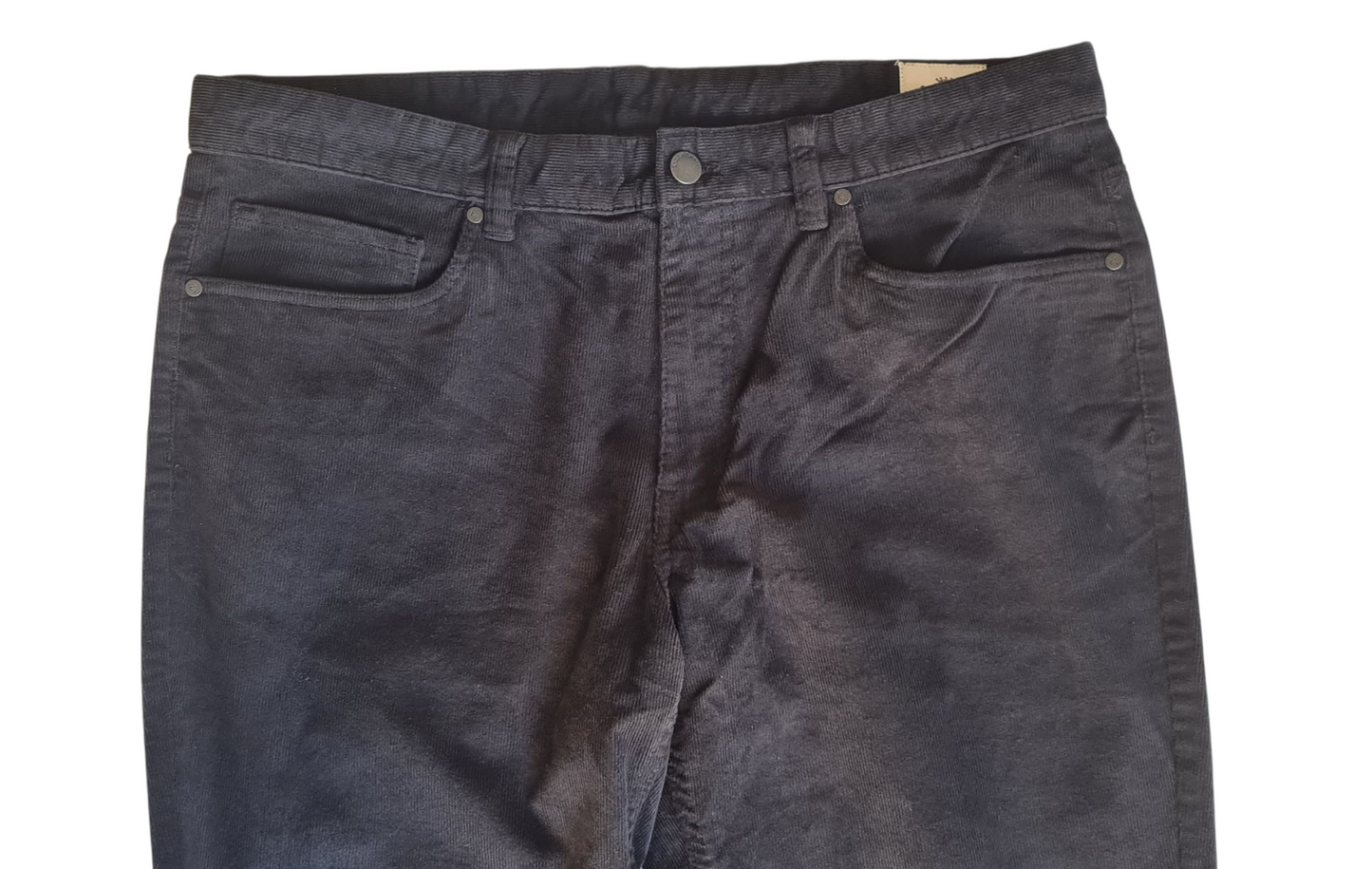 New English Laundry Men's Corduroy 5 Pocket Pants | Grey | Size W36 x L32