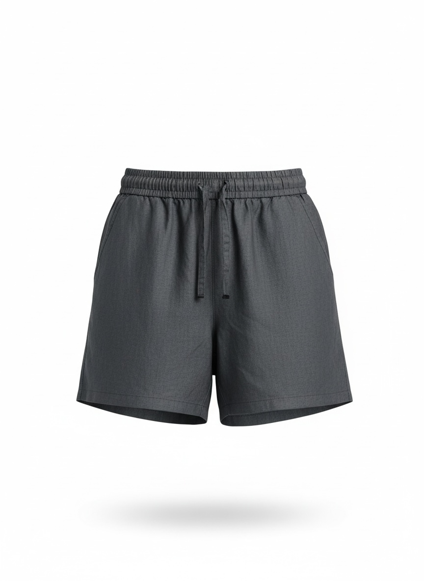 ADVENT Women's Soft Lightweight Drawstring Shorts | Black - LARGE