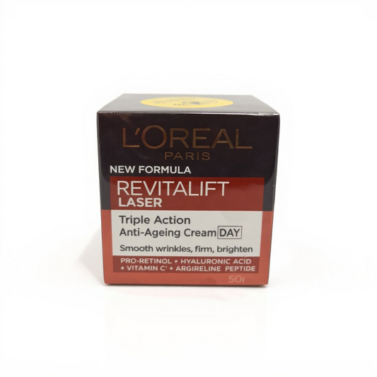 New L’Oréal Revitalift Laser Day Cream 50ml - Triple Action Anti-Ageing
