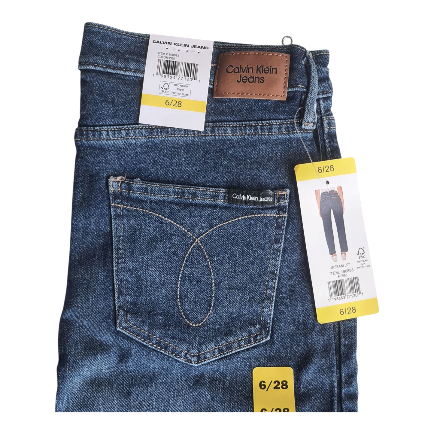 Calvin Klein Jeans Women's 90's Straight Jeans - Size 28