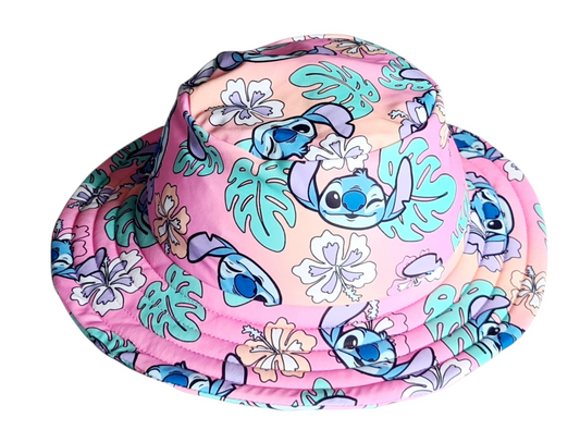 New Disney Stitch Bucket Beach Hat - Age 4