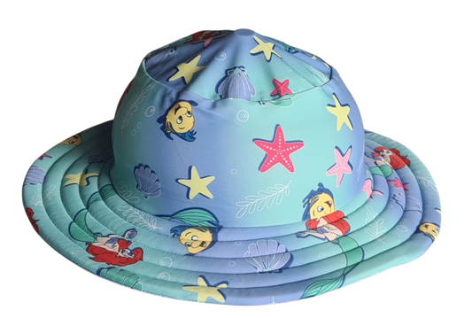 New Disney Princess Bucket Beach Hat - Size 5
