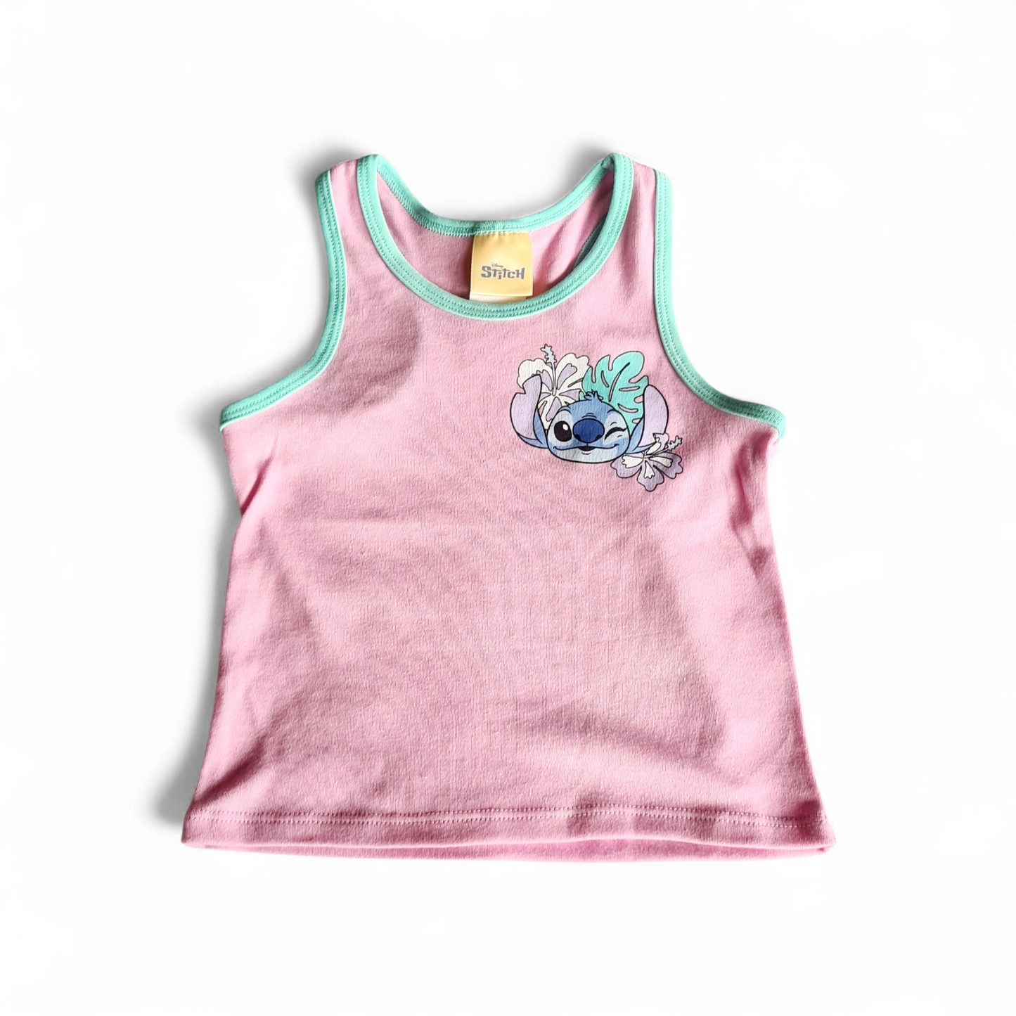 New Disney Girls Stitch Tank Top - Size 4