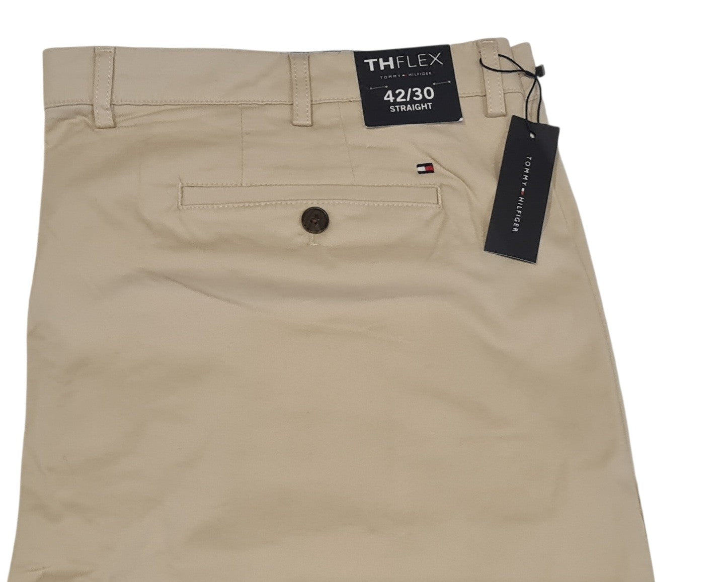 New Tommy Hilfiger Men's TH Flex Straight Fit Pants Stretch Chino- Size W42