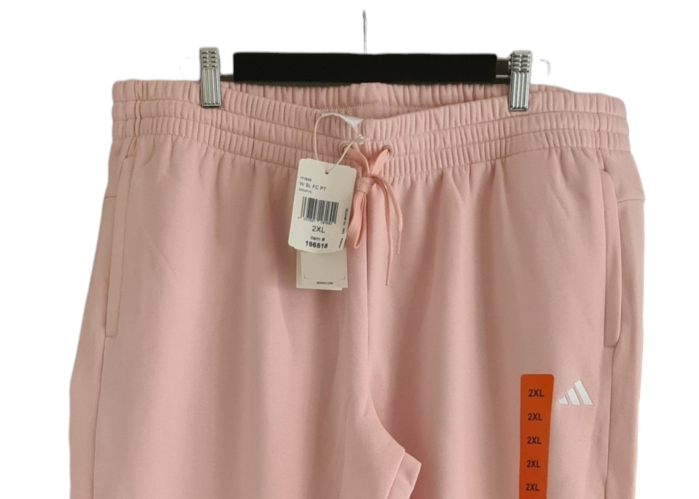NEW Adidas Women's W SL FC PT Track Pants – Sand Pink – Size 2XL