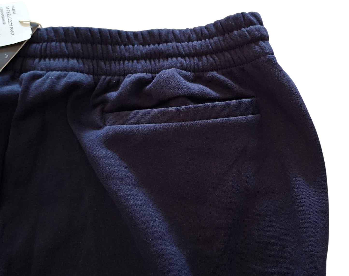 New Adidas Men's Feelcozy Regular Tapered Joggers - Size 2XL - Legink/White