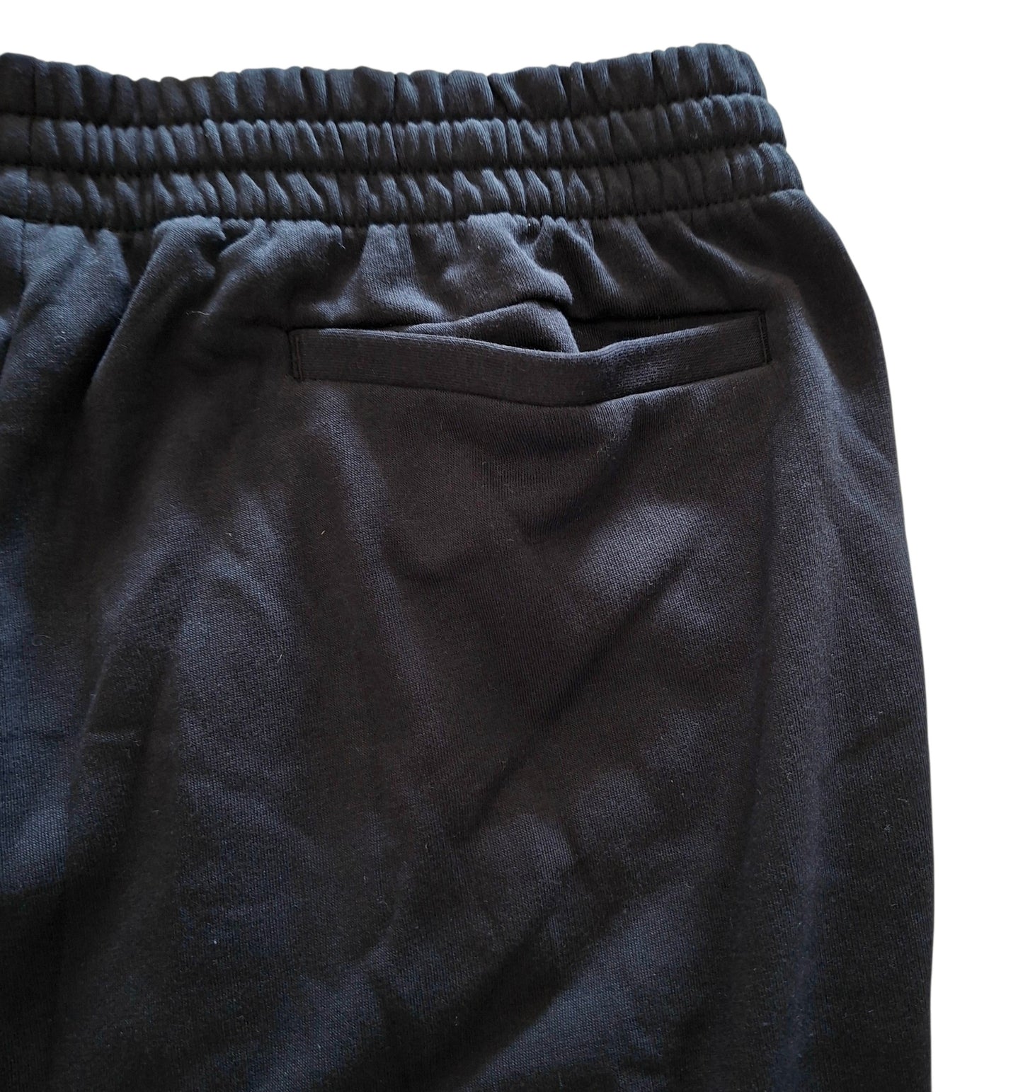 New Adidas Men's Feelcozy Regular Tapered Joggers - Size 2XL - Black/White