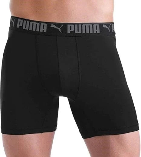 New Puma Men's Performance Sport Luxe Boxer Brief 5-Pack - Size XL (40-42)