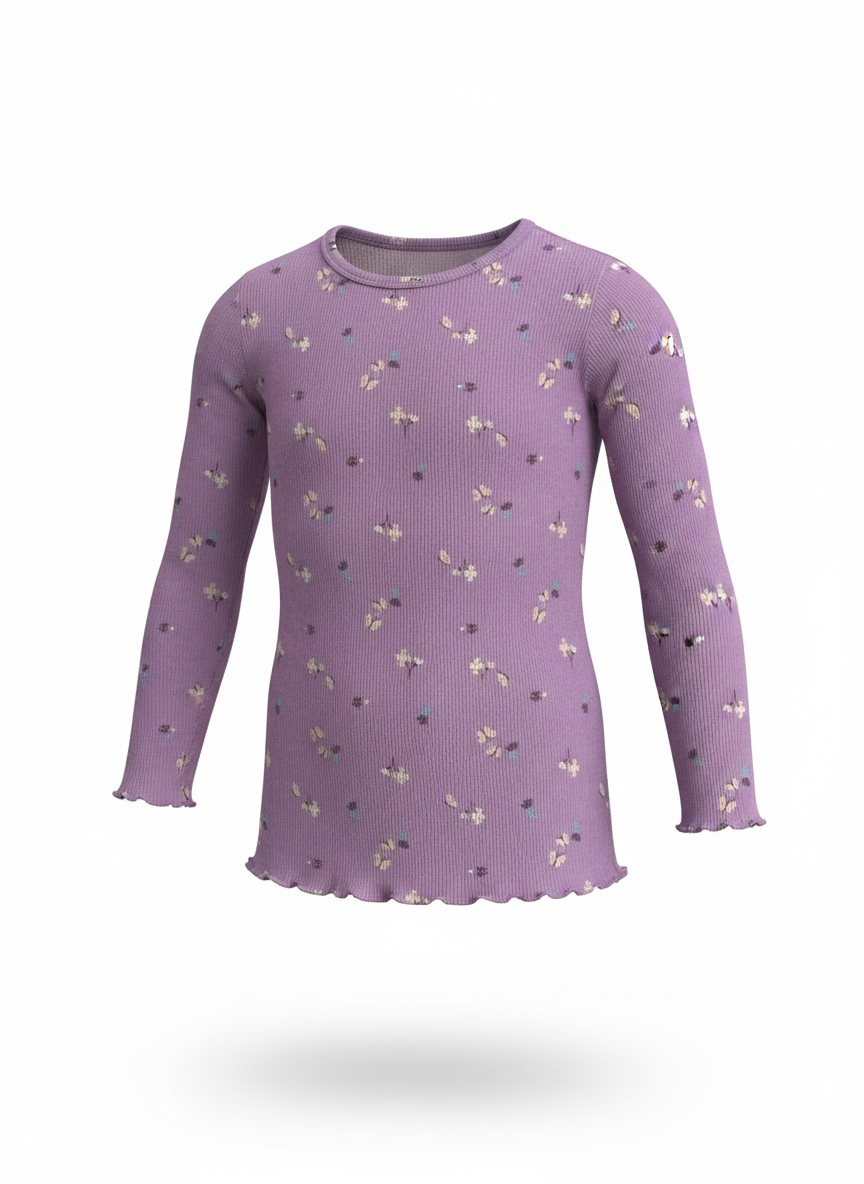 Pekkle Kids 3-Piece Long Sleeve T-Shirt Set – Age 8 – Soft & Stretchy