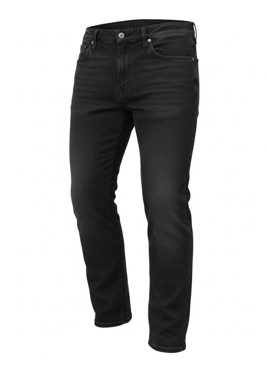 New Men's Levi’s 502 Taper Jeans – Black – W40 x L30 – Stretch – Cool Eco