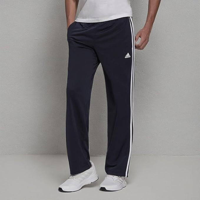 New Adidas Men’s 3S OH TP Tricot Open Hem Trackpants - Legink – Size Small