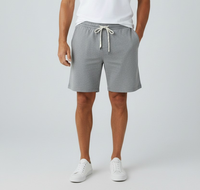 NEW Kirkland Signature Men’s Moisture Wicking Lounge Shorts – Grey – Size M