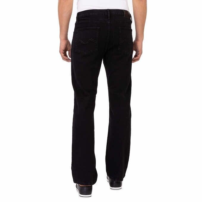 NEW Urban Star Men's Straight Leg - Stretch - Relaxed Fit Jeans Black -W38 x L34