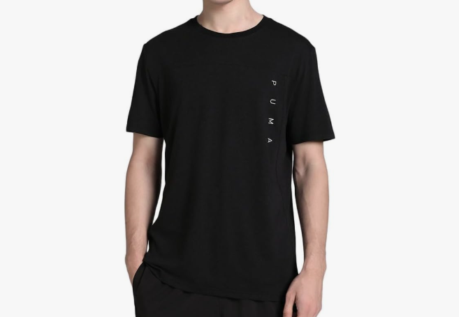NEW Puma Men’s M Tad Tech Triblend Tee – Black – Size Small