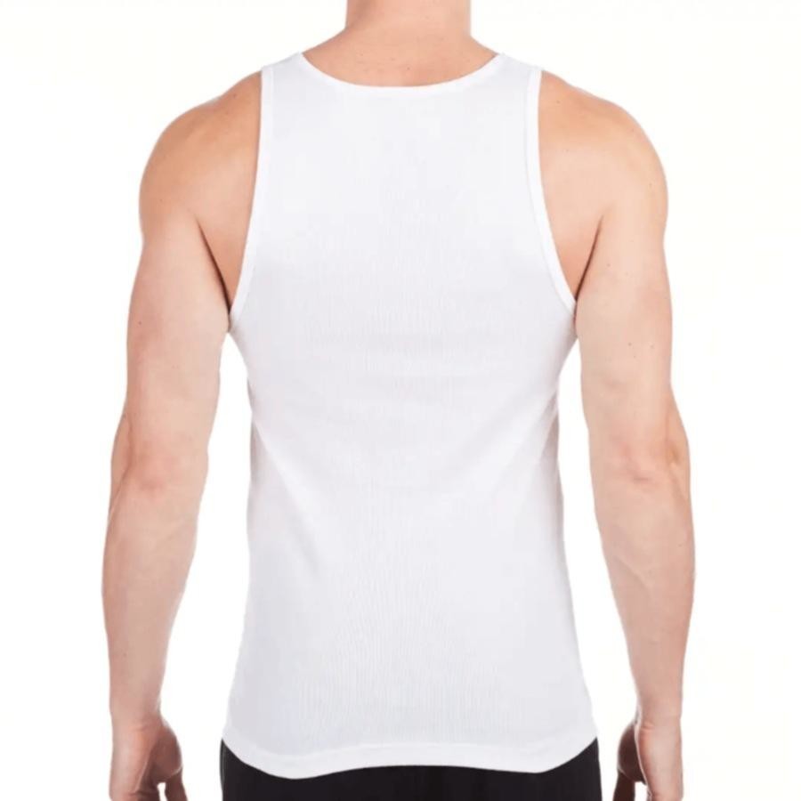 New Calvin Klein Men's Cotton Classics Tank Singlet 3-Pack - White - Size Medium
