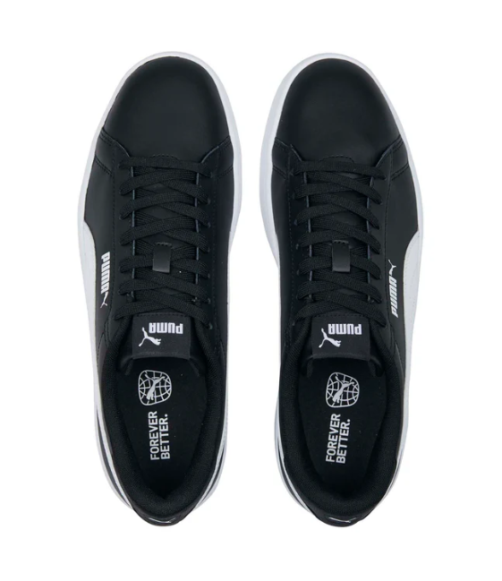 NEW Puma Men's Smash 3.0 L Trainers  | Black | Size US 8 (UK7)
