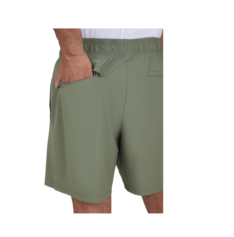New Reflex Men's Warp Short - Olive - Size XXL - Zipped Back Pockets