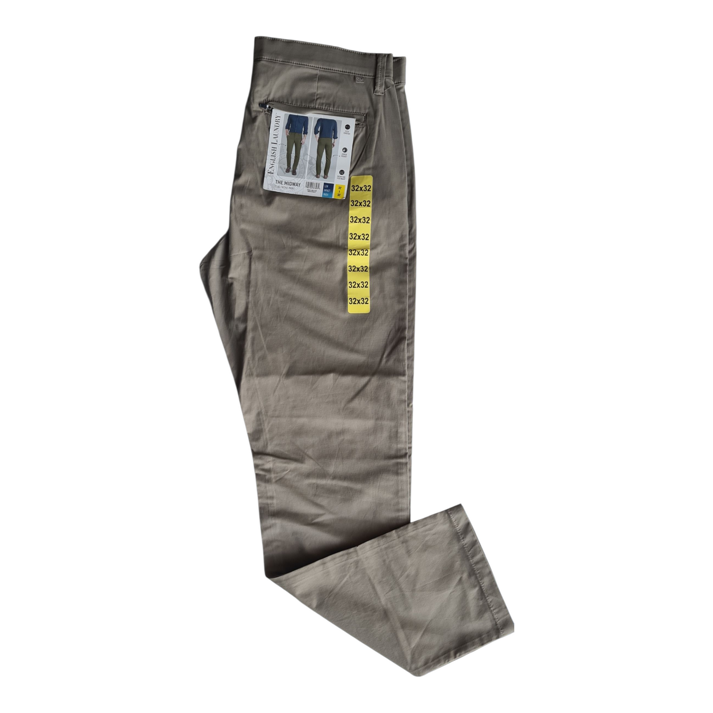 New English Laundry Men's "The Midway Flat Front" Pants | Size W32 x L32