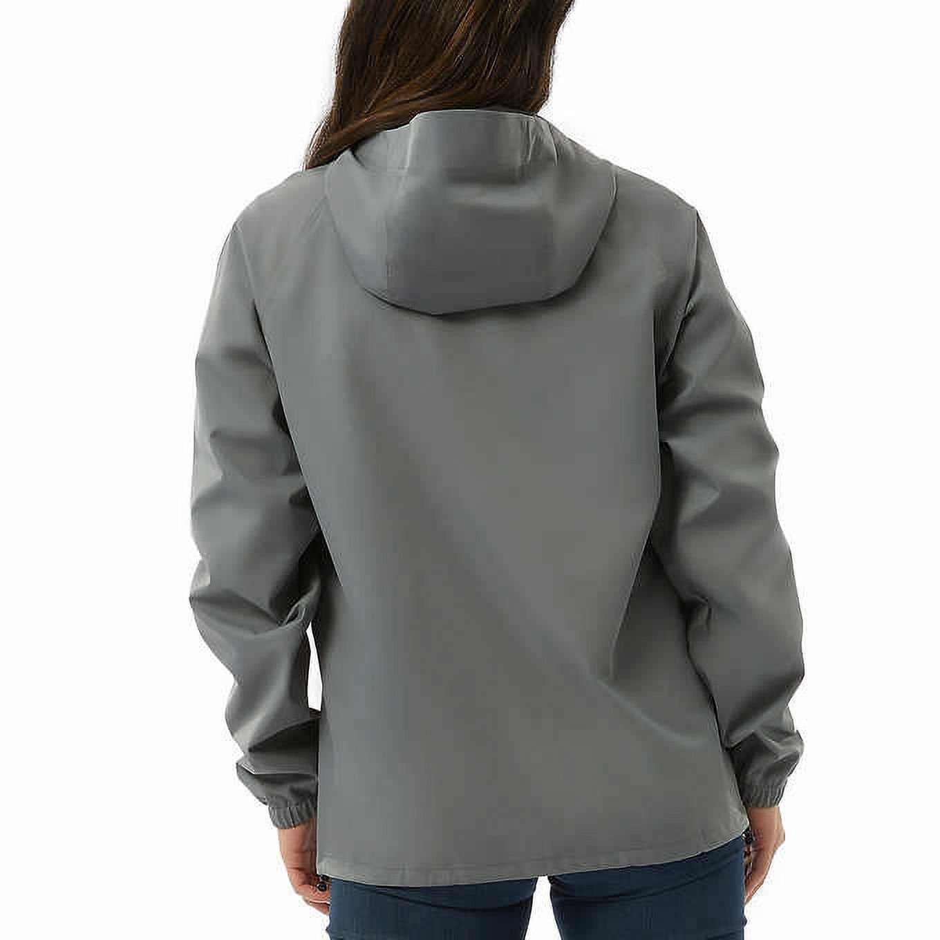 NEW 32 Degrees Cool Unisex Waterproof Rain Jacket | Grey | Men Large |Women XL
