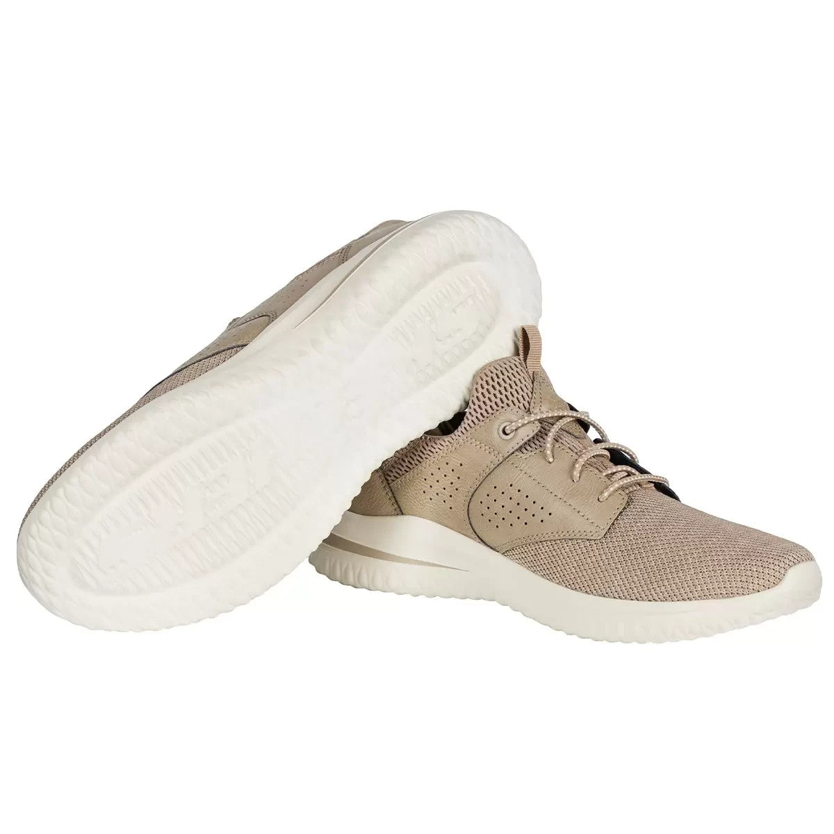 NEW Skechers Men's Delson Swift Fit Hands Free Shoes - Tan - Size US 12 (UK 11 )