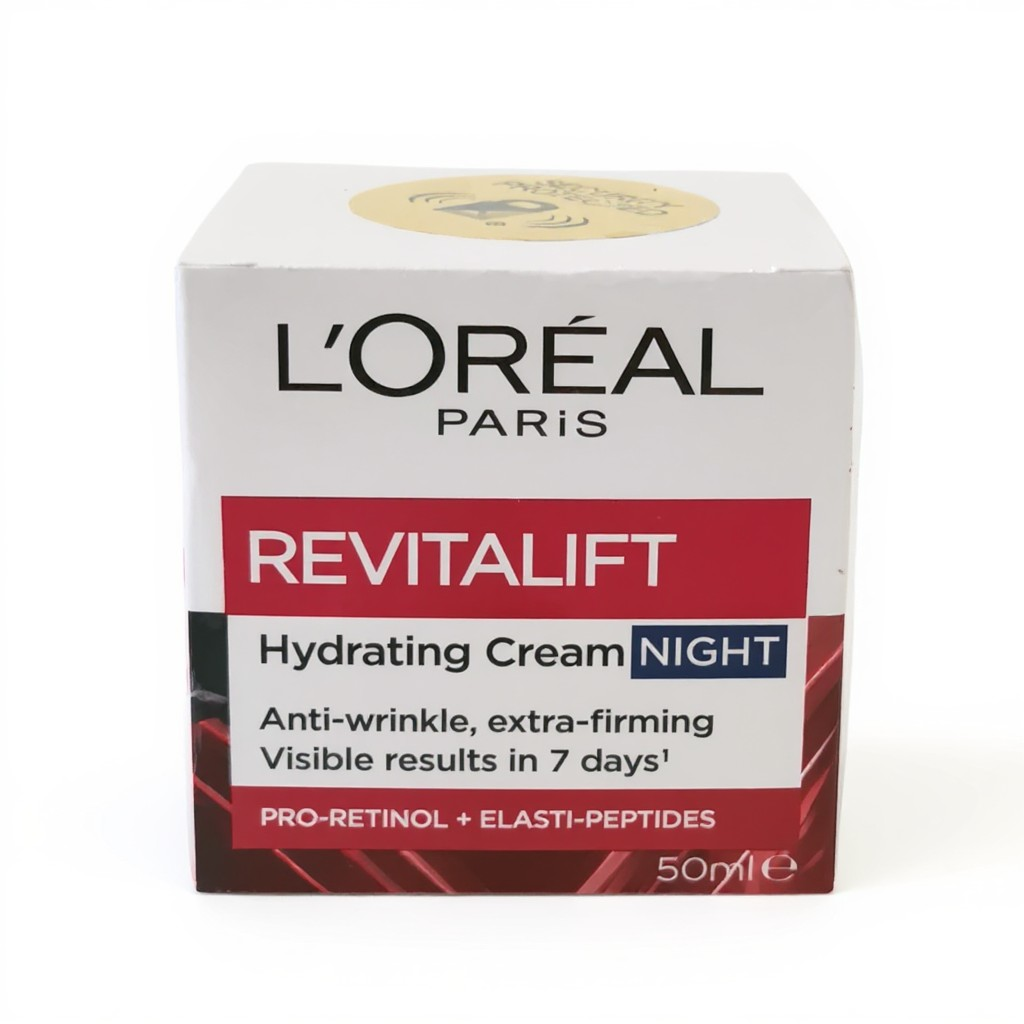 L’Oreal Revitalift Hydrating Night Cream 50ml Anti-Wrinkle & Firming Pro-Retinol