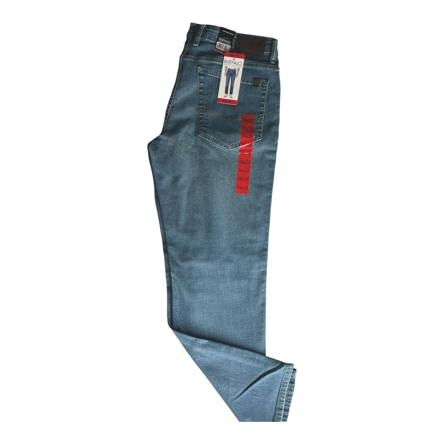 Buffalo David Bitton Men's Jack Slim Straight Stretch Jeans | Size W34 x L30