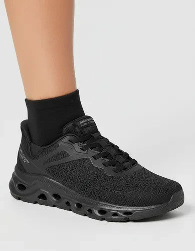 New Skechers Men’s  Glide-Lite Dual Hands Free Slip-Ins Black - Size US 10, UK 9