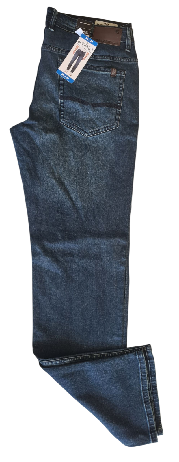 NEW Buffalo David Bitton Men's Jack Slim Straight Stretch Jeans | Size W36 x L34