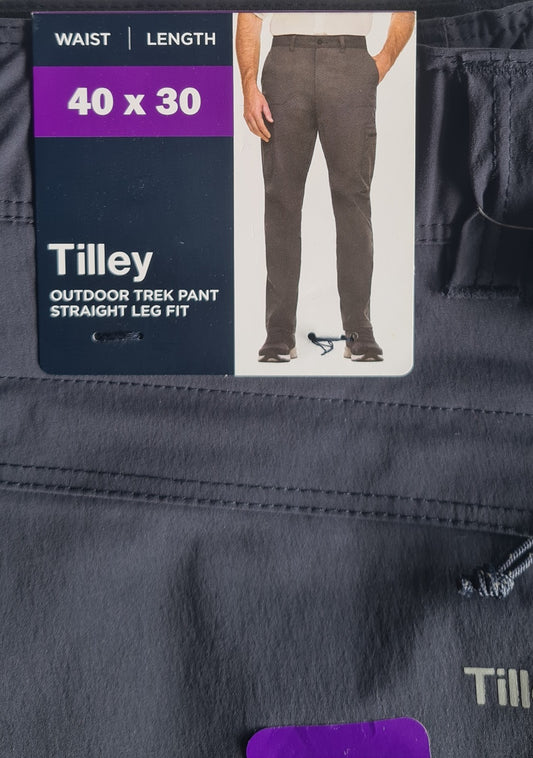 New Tilley Men's Outdoor Trek/ Hiking Lightweight Cargo Pants - Size W40 x L30