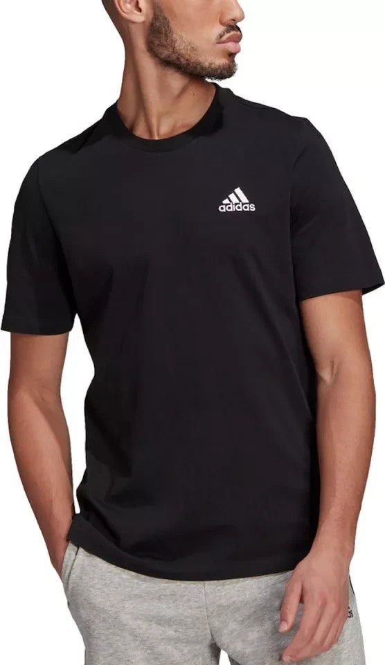 New Adidas Men's M SL SJ T-Shirt – Black – Size MEDIUM – 100% Cotton – Logo Tee