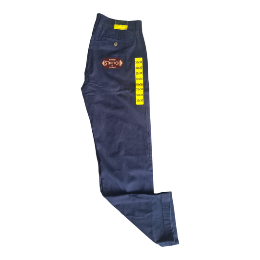 New Jachs Men's New York Bowie Fit Navy Pant Slim Straight Leg | Size W32 X L30