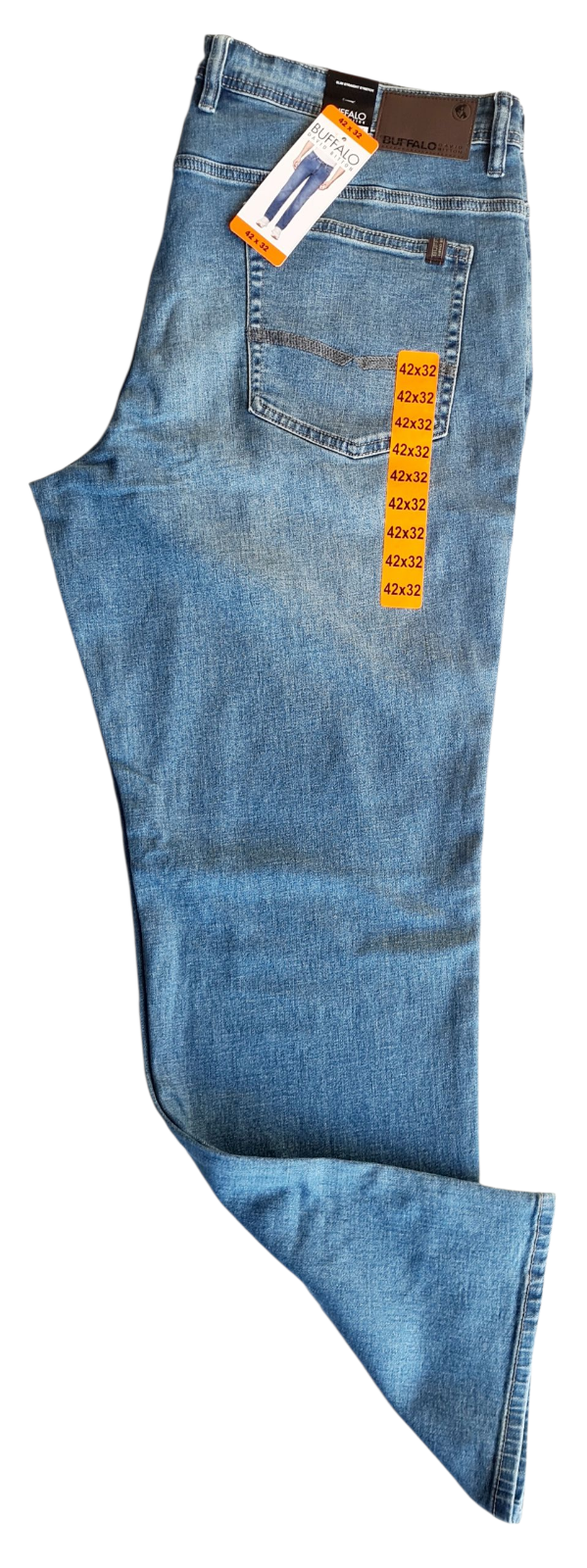 NEW Buffalo David Bitton Men's Jack Slim Straight Stretch Jeans | Size W42 x L32