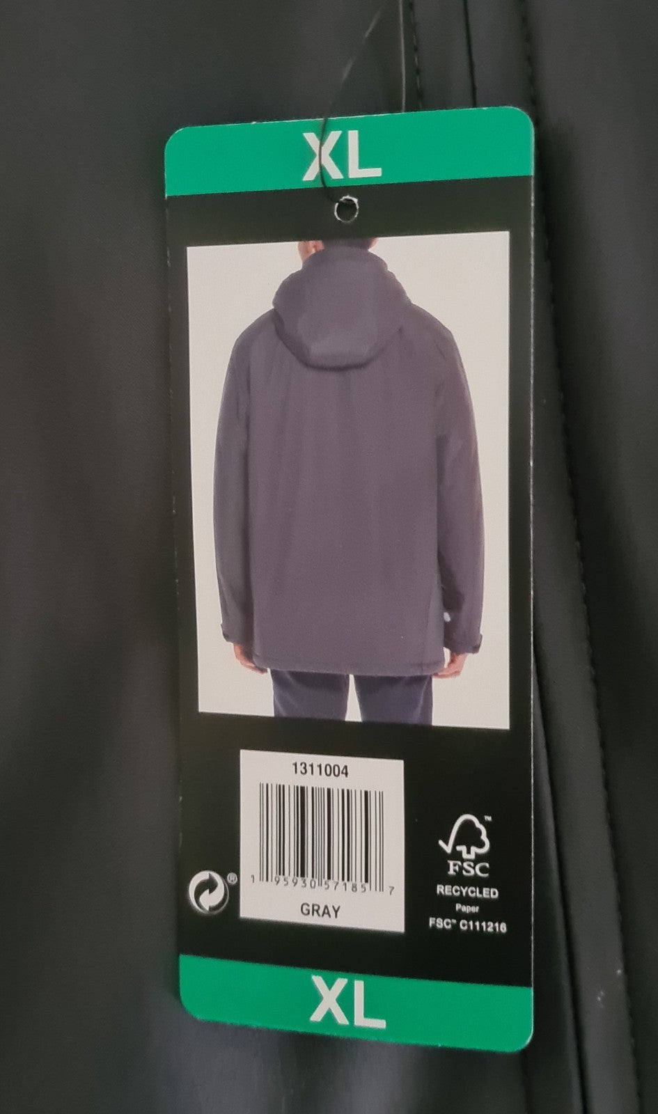 NEW Weatherproof Men's Stretch Tech Water Resistant Windproof Jacket | Size XL