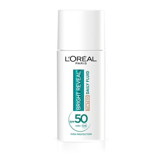 L'Oreal Bright Reveal Tinted Daily Fluid SPF 50 - Light - 50ml