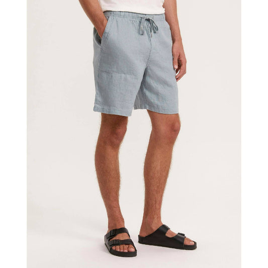 New SABA Men's Linen Blend Shorts | Size XXL | Mist - FREE POST