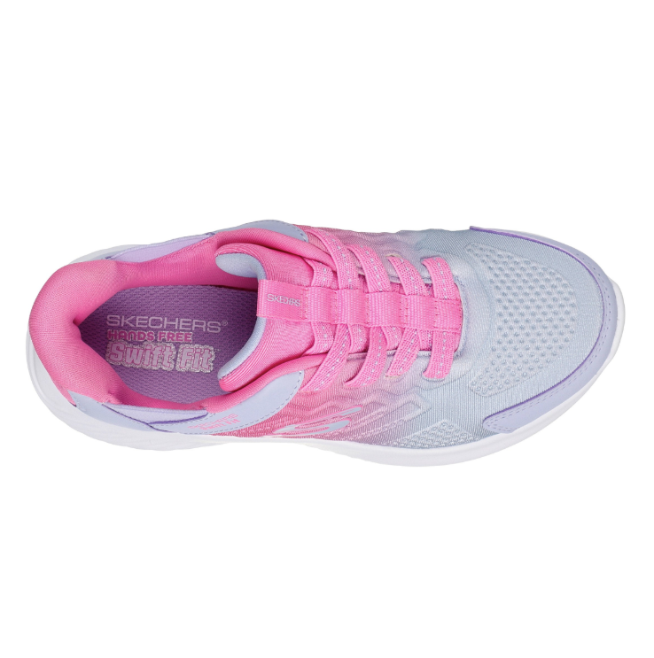 Skechers Kids Swift Fit Hands-Free Sneaker – Purple/Pink – Slip-On – Size US 3