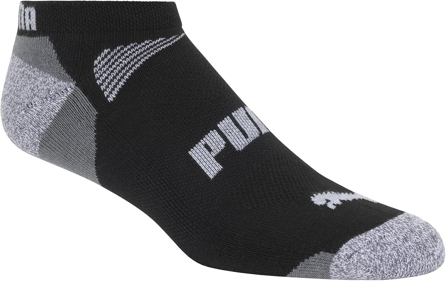 New Puma Men's No Show 8 Pack CoolCell Socks | Sock Size 13-15 White - FREE POST