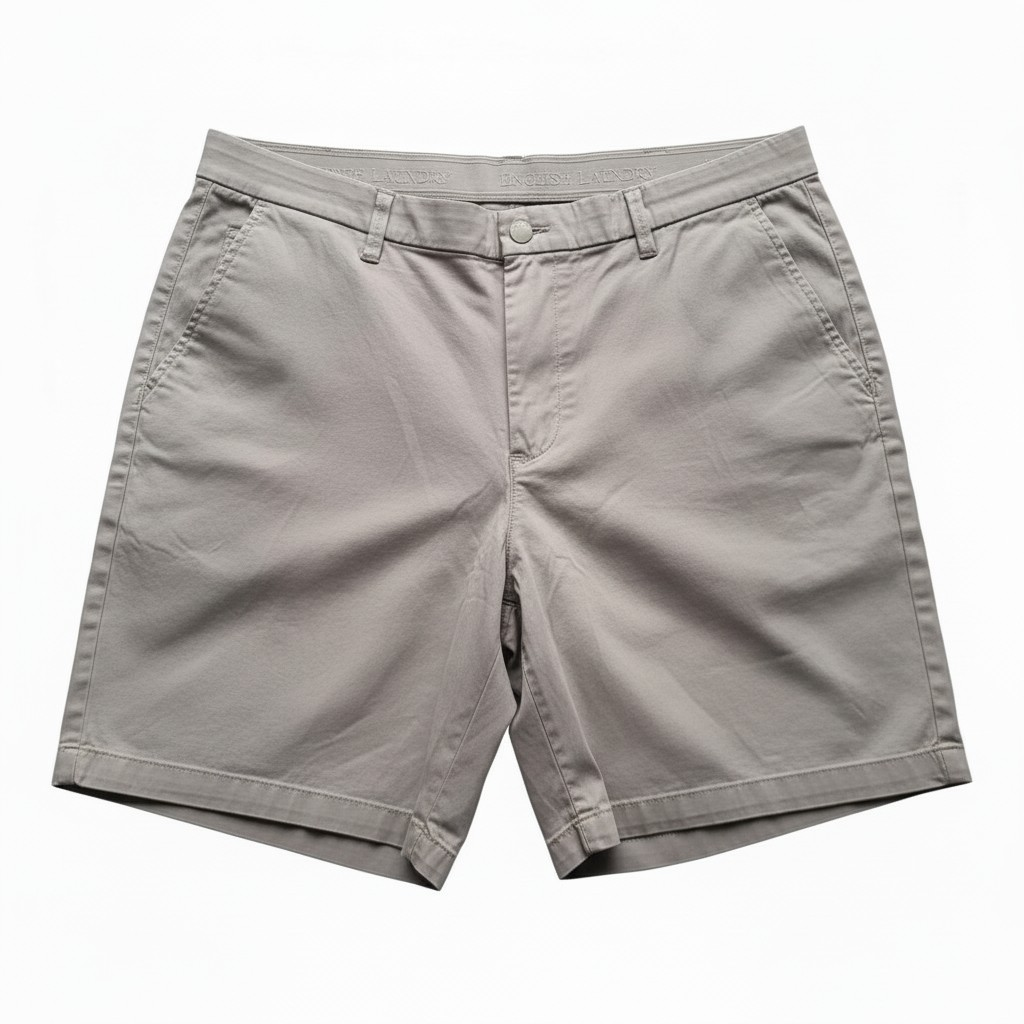 NEW English Laundry Men's Abbot Flat Front Stretch Shorts  - Tan - Size 38
