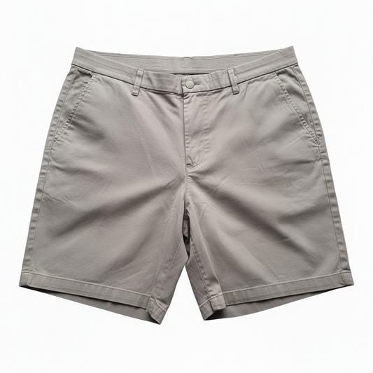 NEW English Laundry Men's Abbot Flat Front Stretch Shorts  - Tan - Size 38