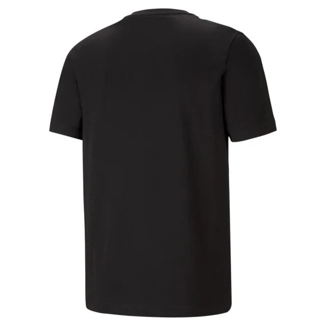NEW Puma Essentials Men’s Logo T-Shirt – Black – Size Medium – 100% Cotton